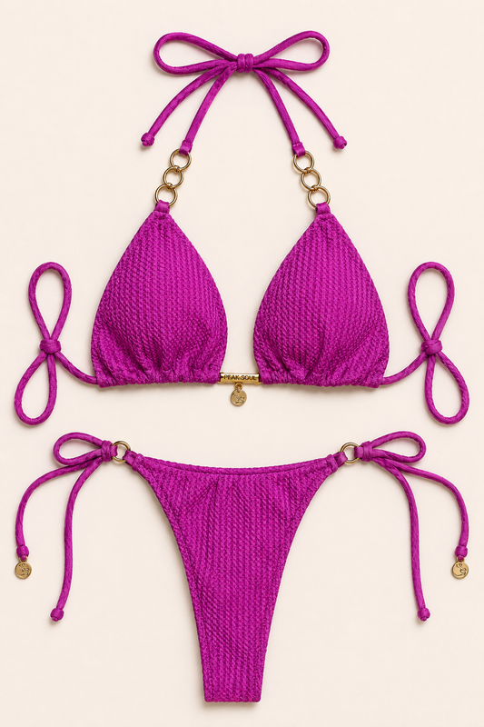 Cancun fuchsia — Peaksoul beach party bikini